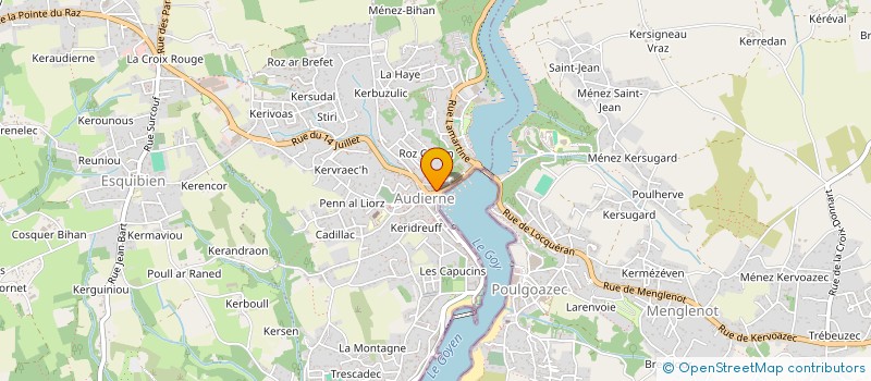 localisation de l'entreprise SCI LUCAS CLEMENT  AUDIERNE