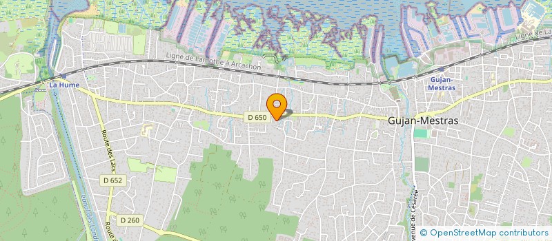 localisation de l'entreprise SCI LUCAS EMMA  GUJAN-MESTRAS