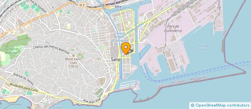 localisation de l'entreprise SCI LUCAS-LALIE  SETE