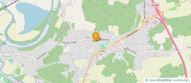 localisation de l'entreprise SCI LUCAS LOUIS  QUINCY-VOISINS