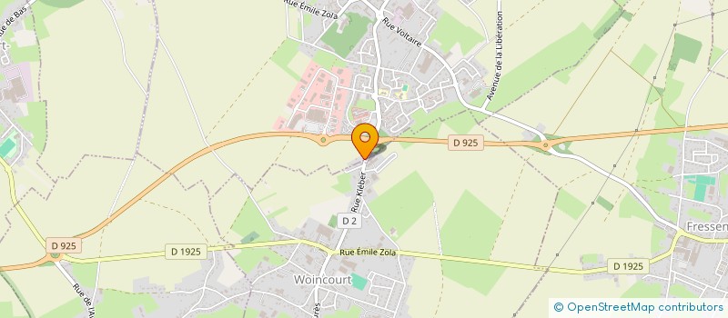 localisation de l'entreprise SCI LUCAS MR MME  FRIVILLE-ESCARBOTIN