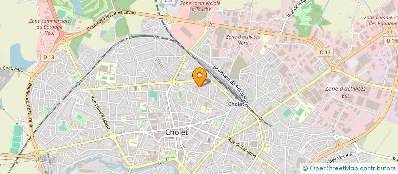 localisation de l'entreprise SCI LUCAS-UZUREAU à CHOLET