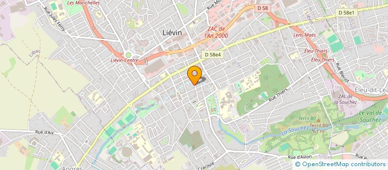 localisation de l'entreprise SCI LUCASELI  LIEVIN