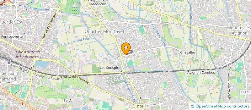 localisation de l'entreprise SCI LUCASISE  AVIGNON