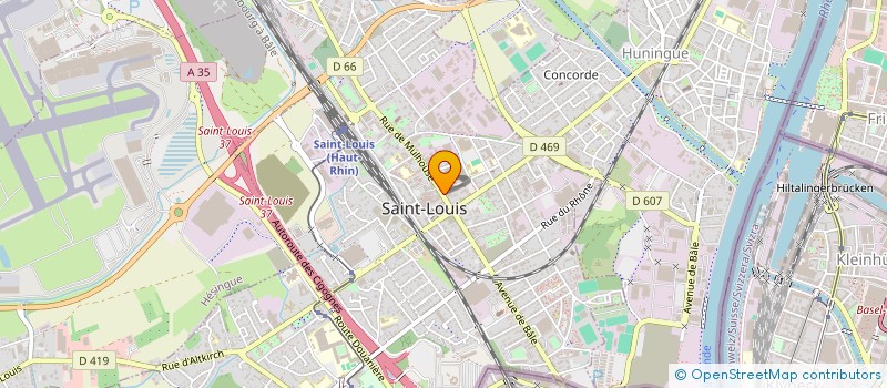 localisation de l'entreprise SCI LUCAT à SAINT-LOUIS