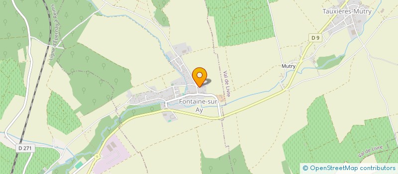 localisation de l'entreprise SCI LUCAYM  FONTAINE-SUR-AY