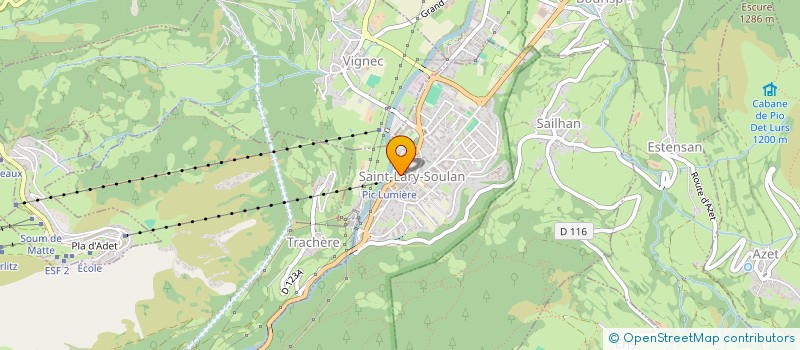 localisation de l'entreprise SCI LUCCHINI  SAINT-LARY-SOULAN