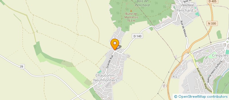 localisation de l'entreprise SCI LUCCIANA  CHAUCONIN-NEUFMONTIERS