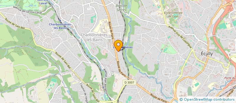 localisation de l'entreprise SCI LUCE  CHARBONNIERES-LES-BAINS