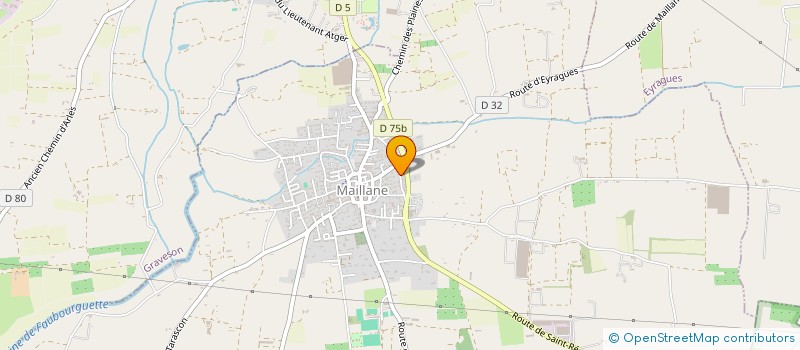 localisation de l'entreprise SCI LUCE  MAILLANE