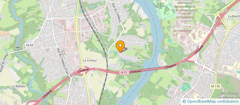 localisation de l'entreprise SCI LUCE à LA CHAPELLE-SUR-ERDRE