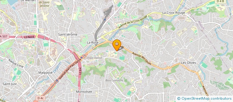 localisation de l'entreprise SCI LUCE BARRY à MARSEILLE