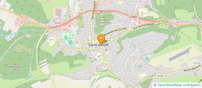 localisation de l'entreprise SCI LUCE ET LYNE à SAINT-AVOLD