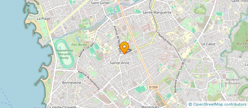 localisation de l'entreprise SCI LUCE STE ANNE à MARSEILLE