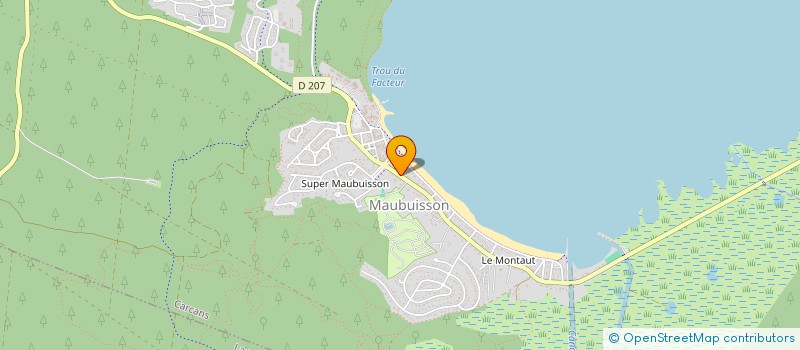 localisation de l'entreprise SCI LUCEANGE  CARCANS