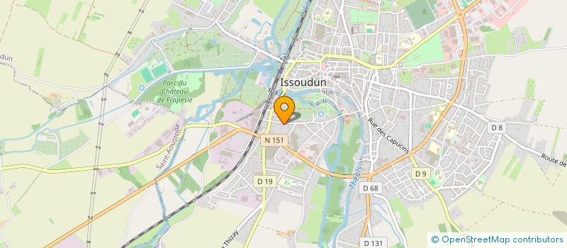 localisation de l'entreprise SCI LUCEDOM à ISSOUDUN