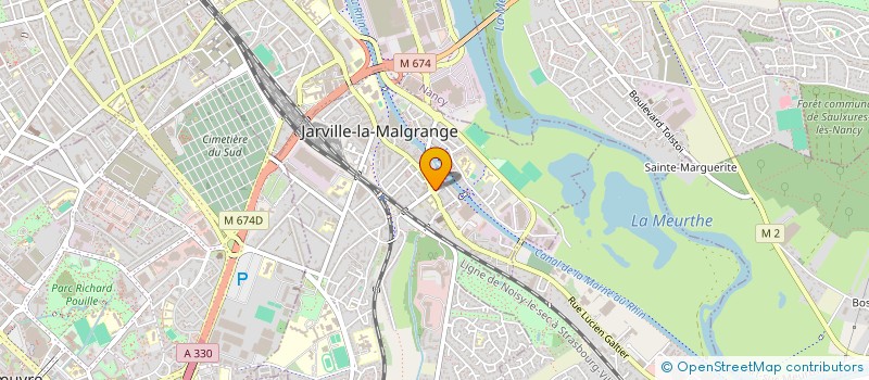 localisation de l'entreprise SCI LUCENZO  JARVILLE-LA-MALGRANGE