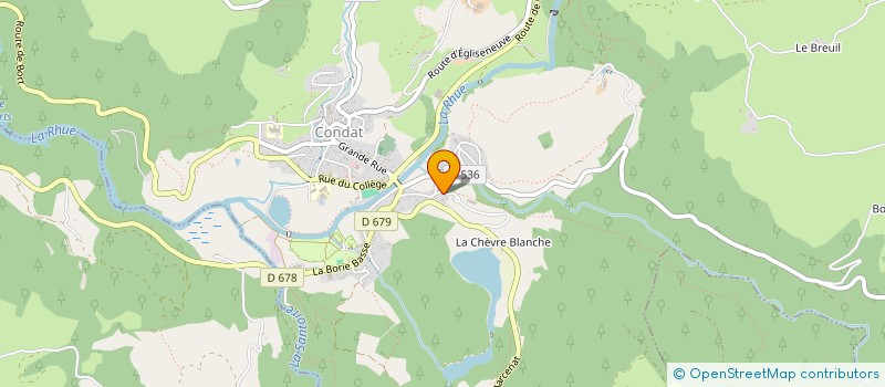 localisation de l'entreprise SCI LUCENZO à CONDAT