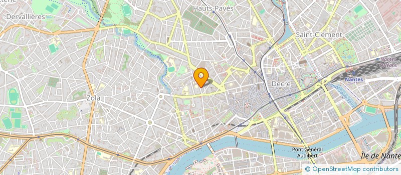 localisation de l'entreprise SCI LUCES à NANTES