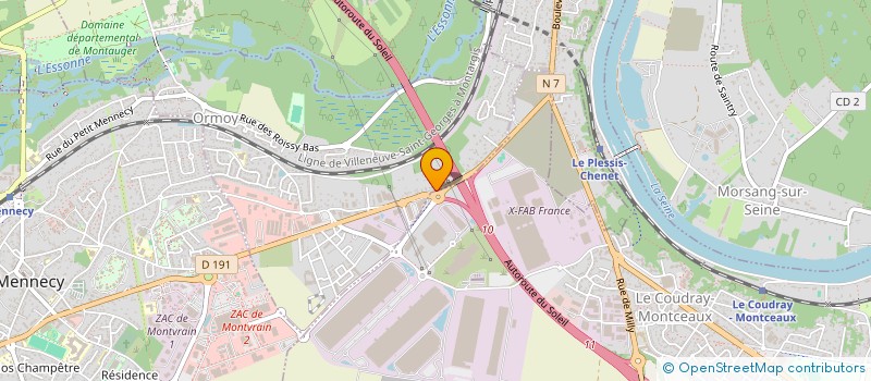 localisation de l'entreprise SCI LUCESCU  ORMOY