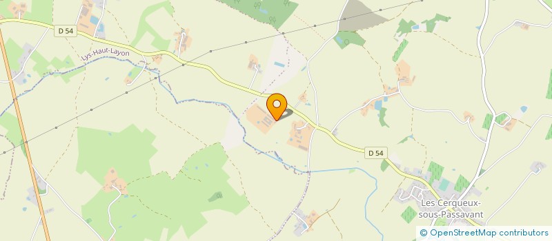 localisation de l'entreprise SCI LUCET 49 à LYS-HAUT-LAYON