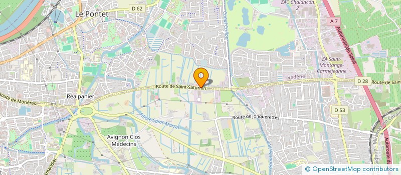 localisation de l'entreprise SCI LUCETTE  LE PONTET