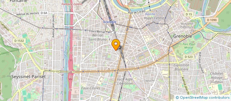 localisation de l'entreprise SCI LUCETTE  GRENOBLE