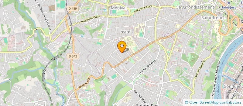 localisation de l'entreprise SCI LUCETTE ET MARCEL  LYON