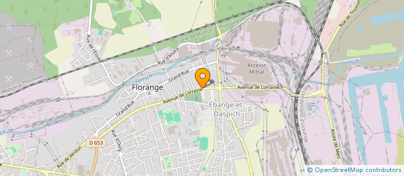 localisation de l'entreprise SCI LUCETTHE  FLORANGE