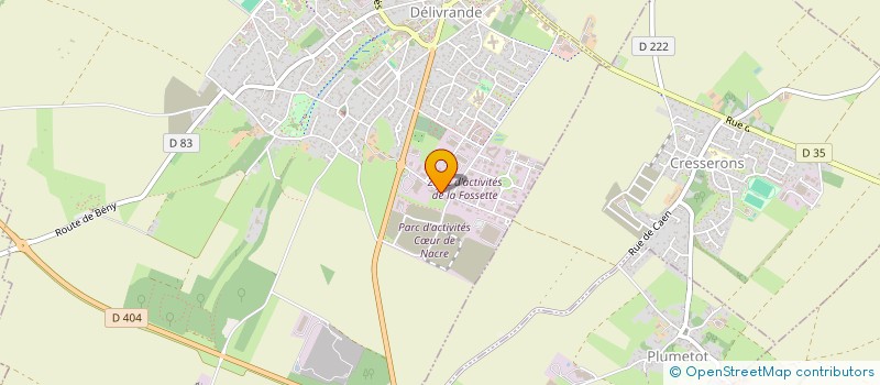 localisation de l'entreprise SCI LUCHA  DOUVRES-LA-DELIVRANDE