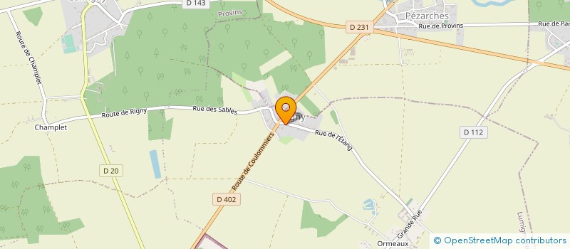 localisation de l'entreprise SCI LUCHAM à LUMIGNY-NESLES-ORMEAUX