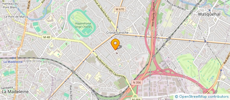 localisation de l'entreprise SCI LUCHANT  MARCQ-EN-BARUL