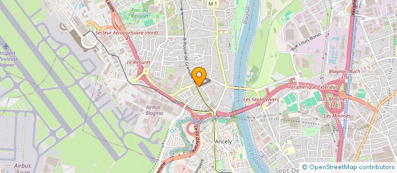 localisation de l'entreprise SCI LUCHON  BEAUZELLE