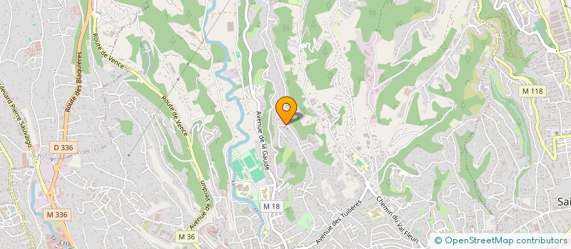 localisation de l'entreprise SCI LUCIA  CAGNES-SUR-MER