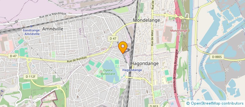 localisation de l'entreprise SCI LUCIA à HAGONDANGE