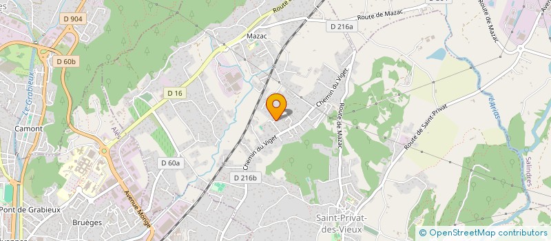 localisation de l'entreprise SCI  LUCIA  SAINT-PRIVAT-DES-VIEUX