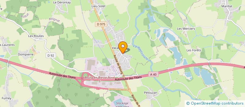 localisation de l'entreprise SCI LUCIA  ATTIGNAT