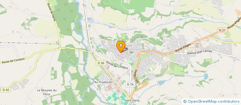 localisation de l'entreprise SCI LUCIA  LECTOURE