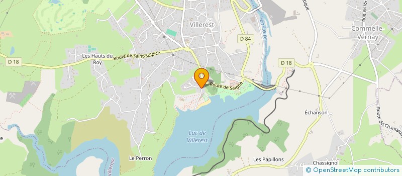 localisation de l'entreprise SCI LUCIA  VILLEREST