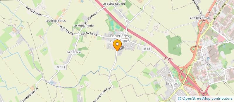 localisation de l'entreprise SCI LUCIADE  ENNETIERES-EN-WEPPES