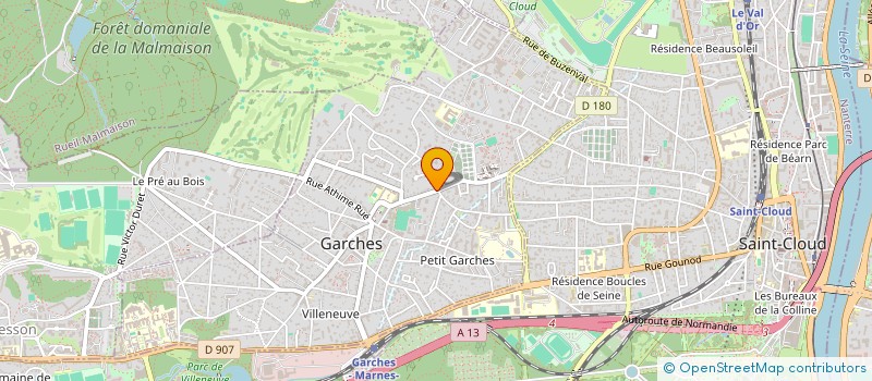 localisation de l'entreprise SCI LUCIANE à GARCHES