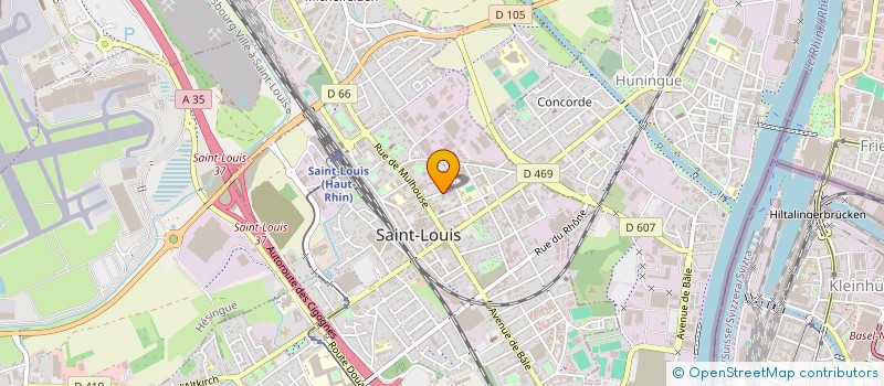 localisation de l'entreprise SCI LUCIANNE  SAINT-LOUIS