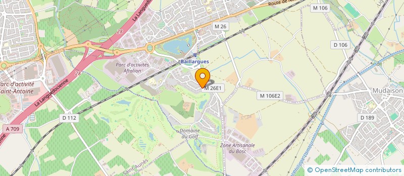 localisation de l'entreprise SCI LUCIE  BAILLARGUES