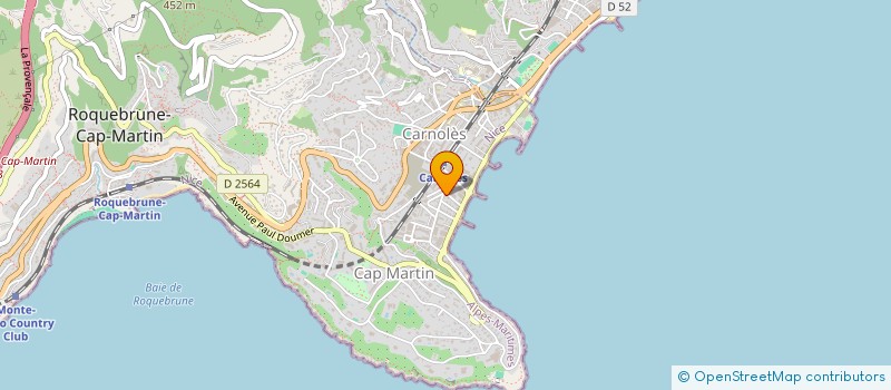 localisation de l'entreprise SCI LUCIE à ROQUEBRUNE-CAP-MARTIN