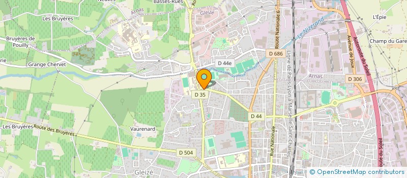 localisation de l'entreprise SCI LUCIE  VILLEFRANCHE-SUR-SAONE