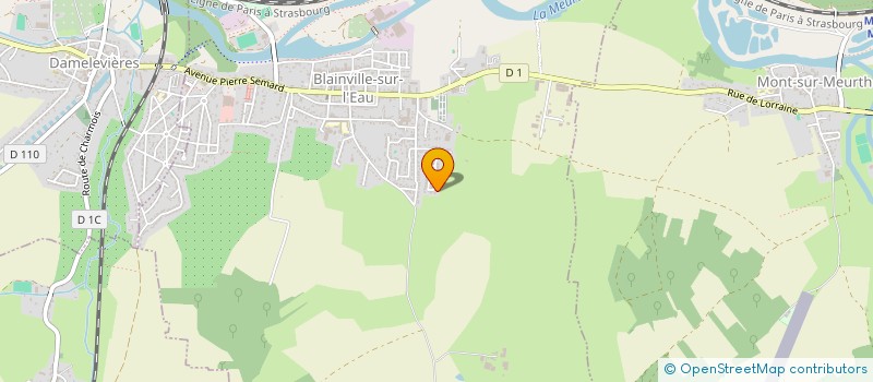 localisation de l'entreprise SCI LUCIE  BLAINVILLE-SUR-L'EAU