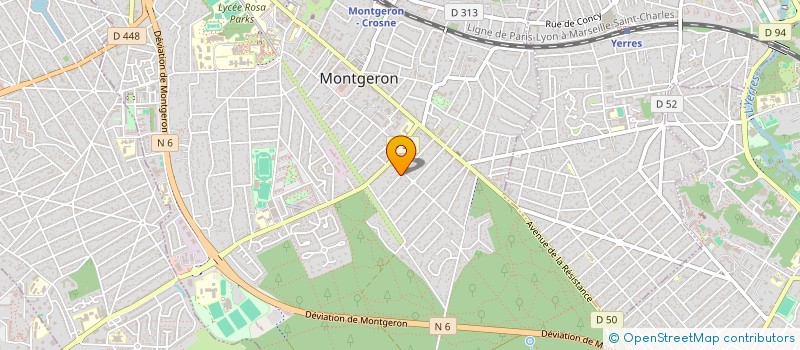 localisation de l'entreprise SCI LUCIE à MONTGERON