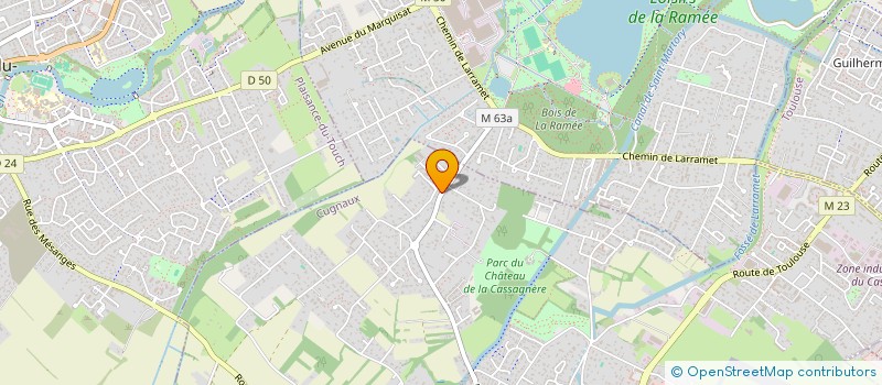 localisation de l'entreprise SCI LUCIE  CUGNAUX