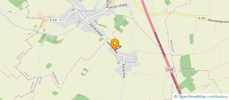 localisation de l'entreprise SCI LUCIE  VILLERET