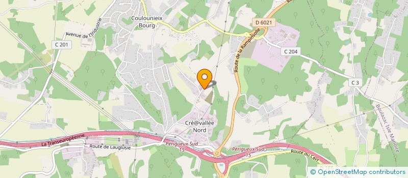 localisation de l'entreprise SCI LUCIE  COULOUNIEIX CHAMIERS